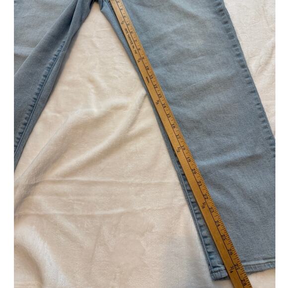 Madewell The Perfect Vintage Straight Jeans Size 31 light Wash High Rise y2k - Picture 14 of 16
